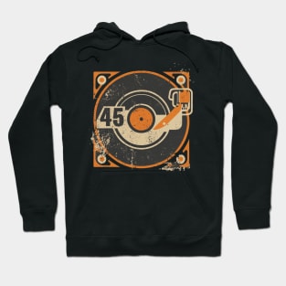 45 Record Adapter (Distressed) Hoodie